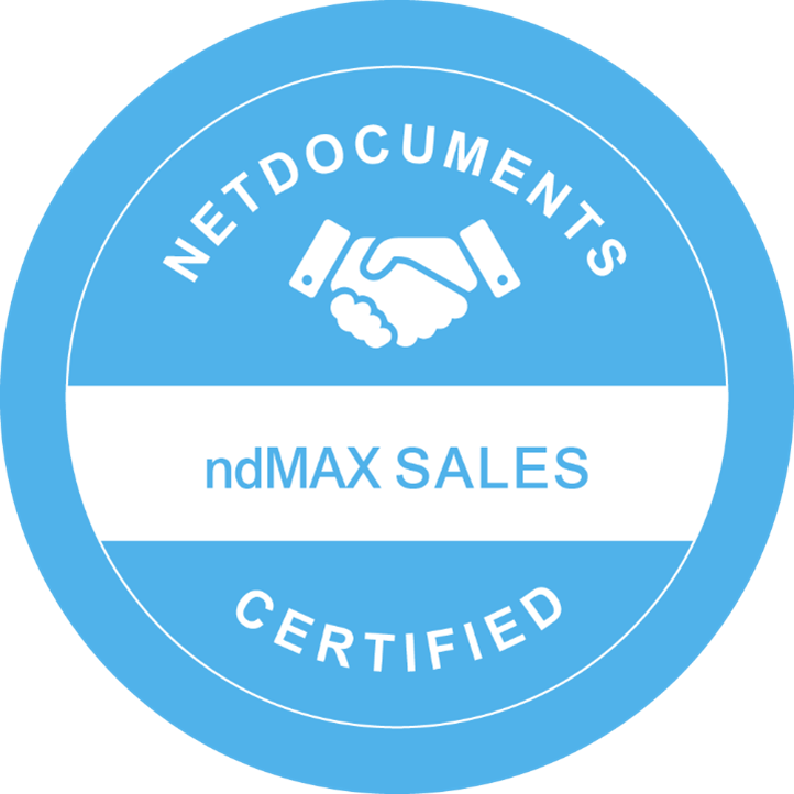 ndMAX Sales Badge